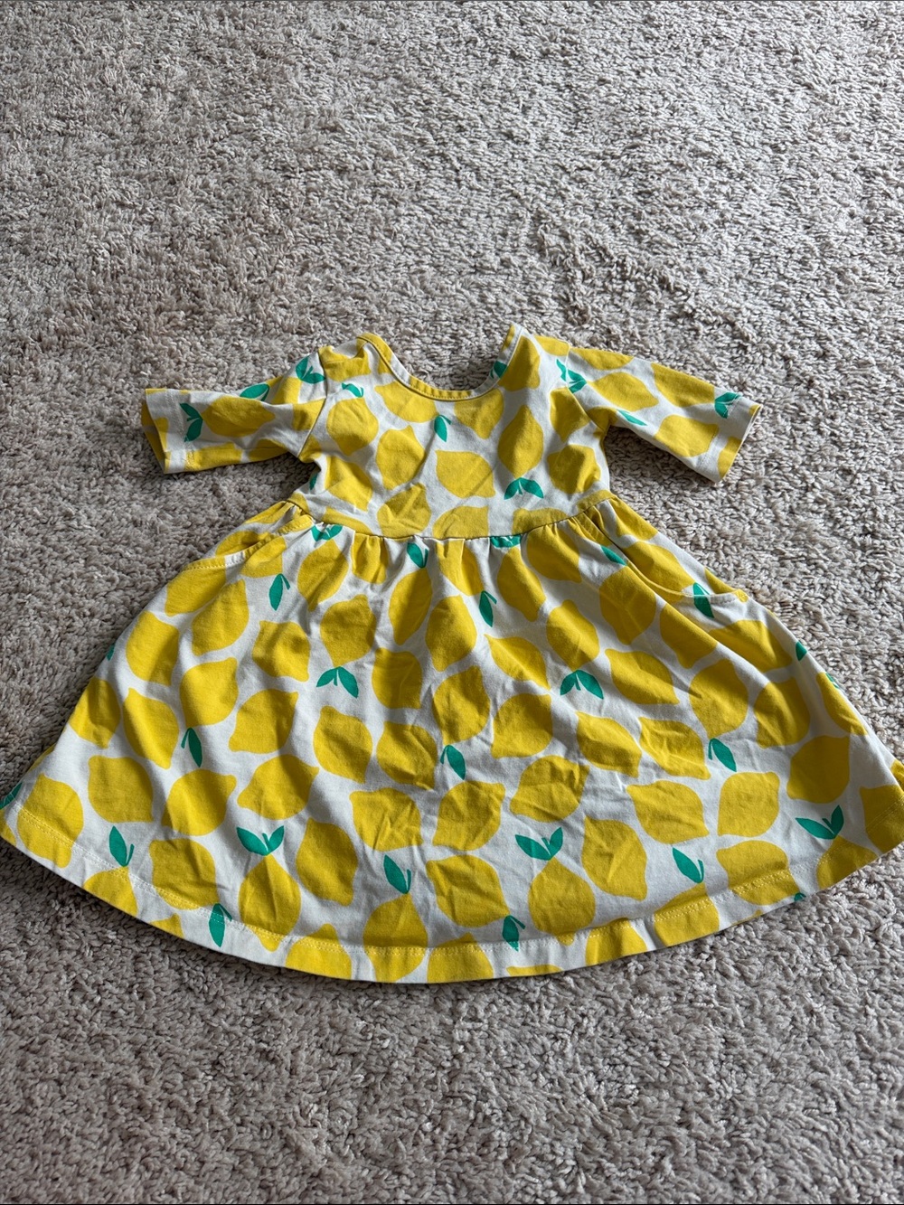 Hanna Andersson Skater dress with pockets 2T